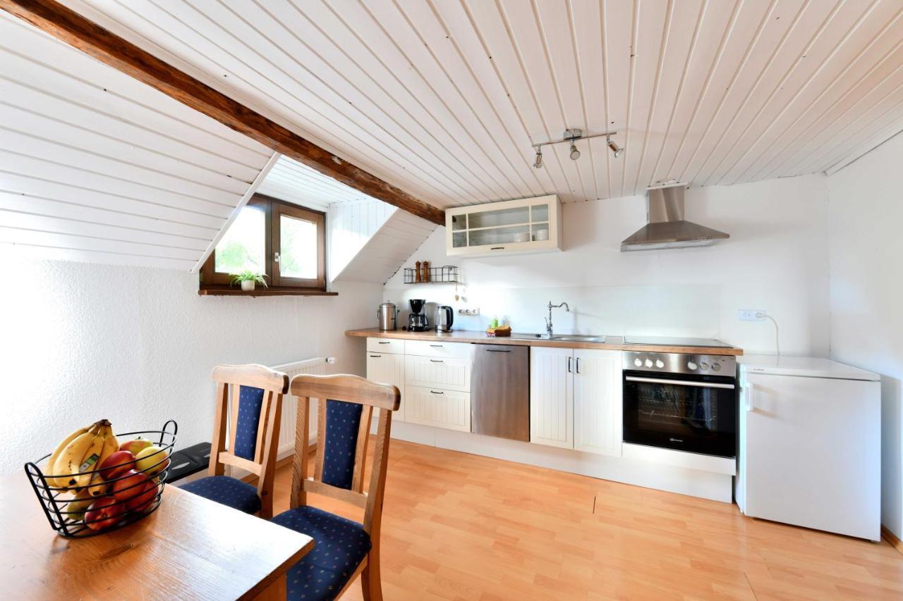 Ferienwohnung Im Alten Bauernhaus 린들라 외부 사진